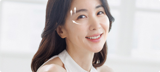 The beginning of anti-aging surgery, middle-aged eye surgery